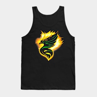 Irish Fiery Phoenix Rising Tank Top